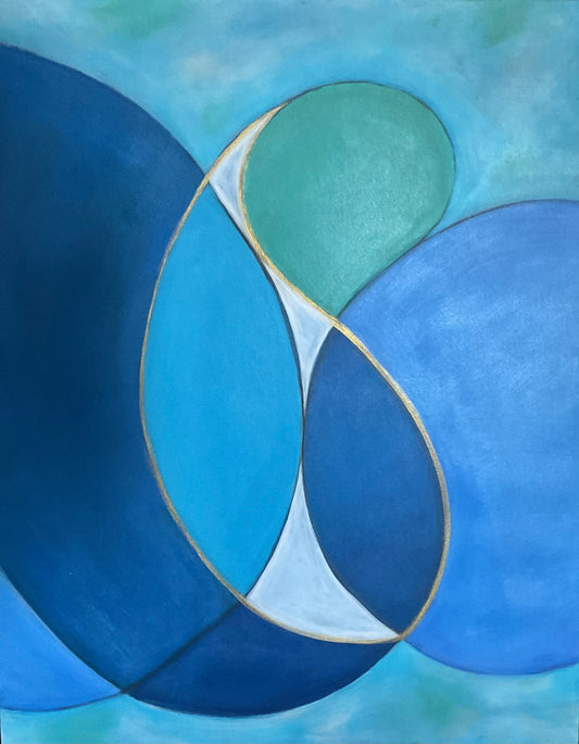 Abstract Geometric Painting