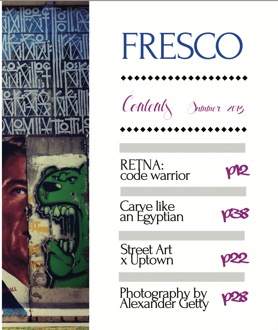Fresco Art magazine Summer 2013